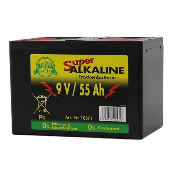 Göbel Alkaline batterij 9V/55Ah