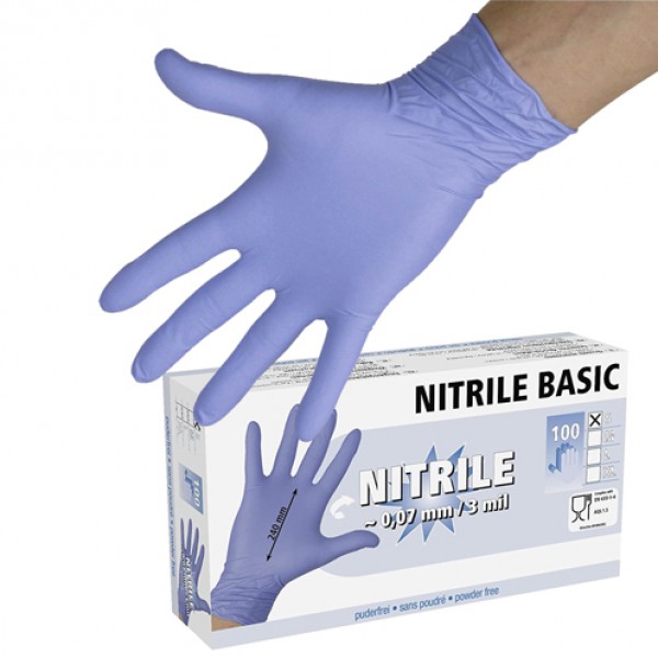 Wegwerphandschoenen Nitrile Basic (100st)