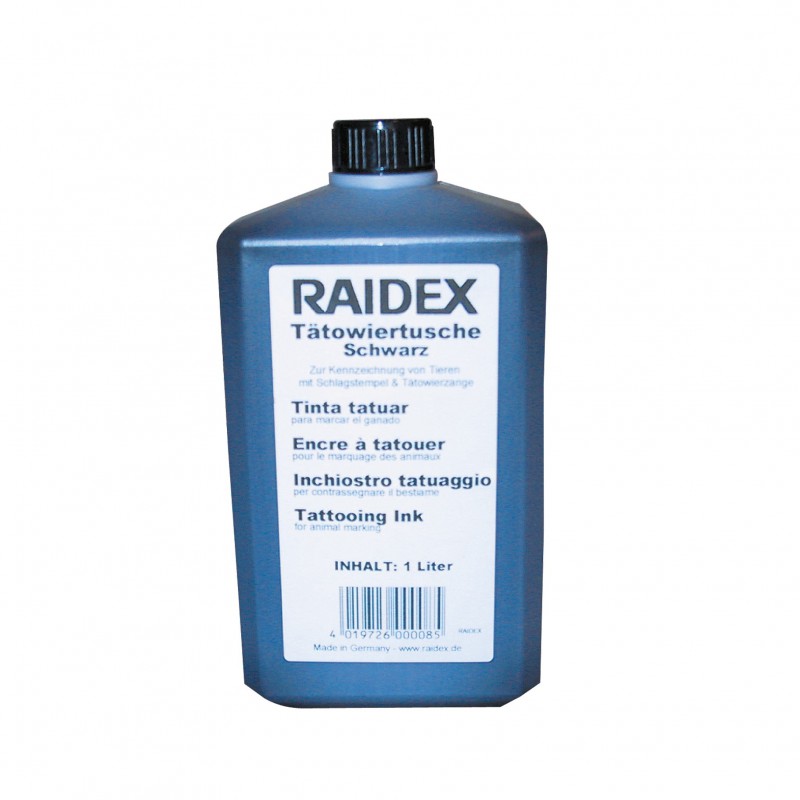 Tatoeëerinkt Raidex vloeibaar 1 liter