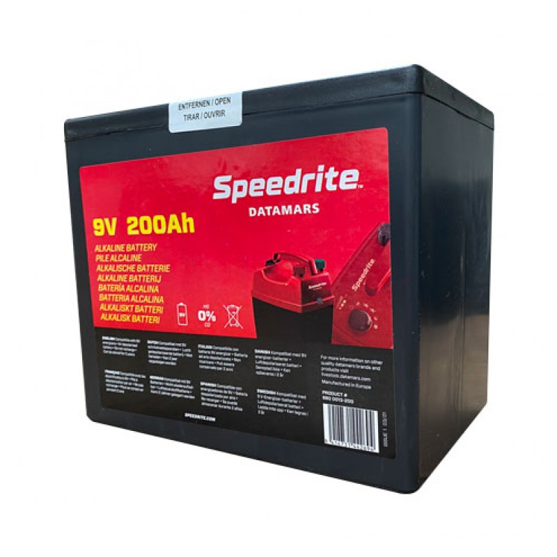 Speedrite Alkaline batterij 9V/200AH