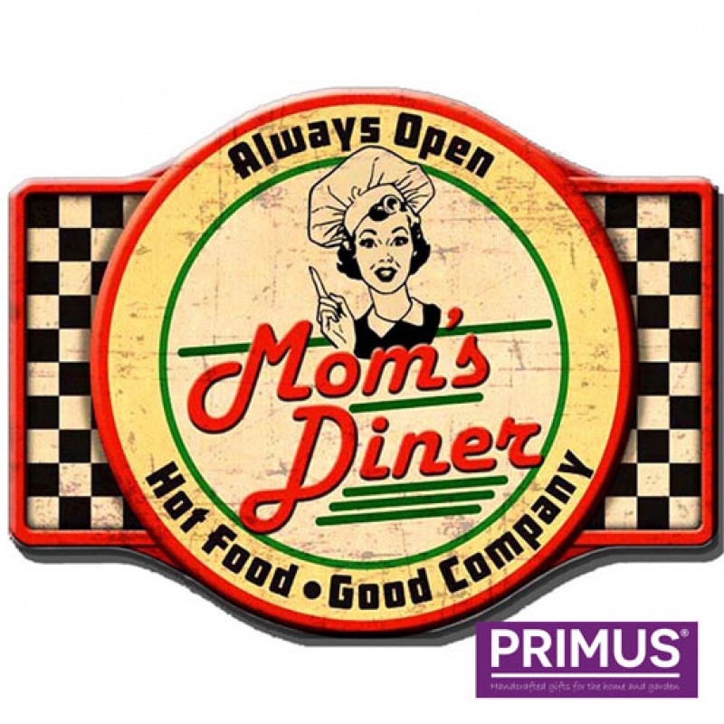 Primus Mum's Diner Metal Plaque