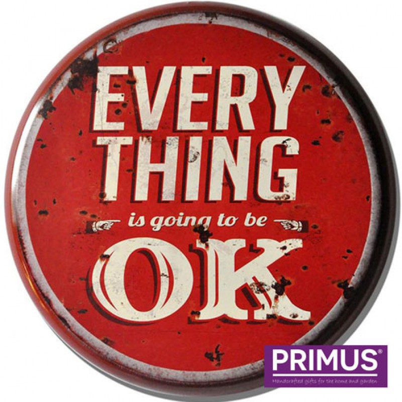 Primus Everything is OK Metal Circle Plaque