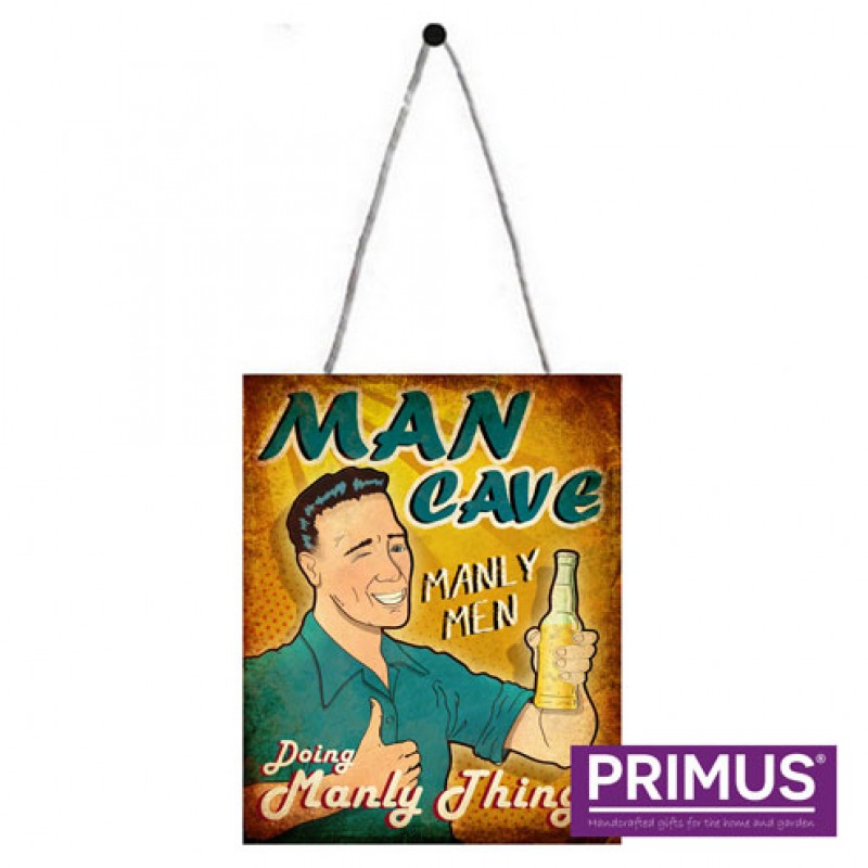 Primus Man Cave Manly Men Metal Plaque