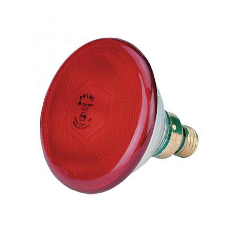 Infrarood spaarlamp 100W rood Philips